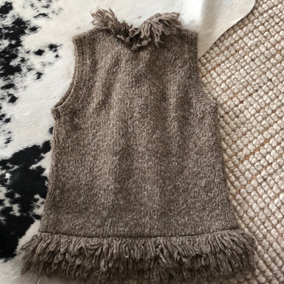 Anthropologie fuzzy fringe vest - Picture 3 of 3